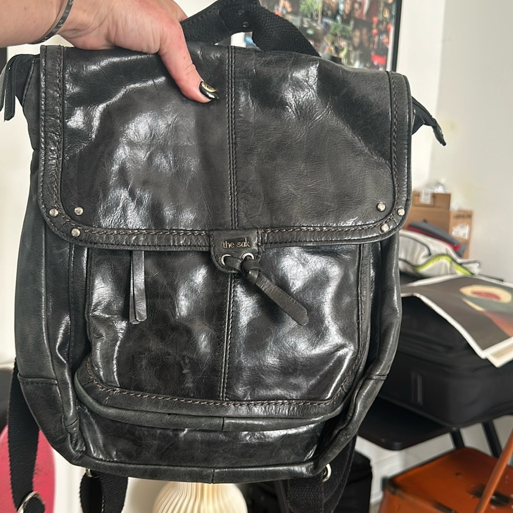 The sak saddlebag and backpack combined